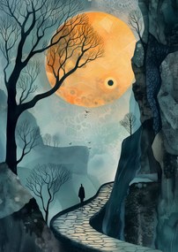 Poszter 29,7x42cm Az út rejtélye cél nélkül