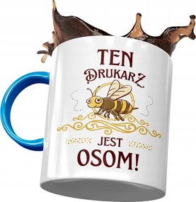 Kék Bögre Nyomtatónak Ez a Nyomtató Egy Darázs Nyomtatott Fotóval