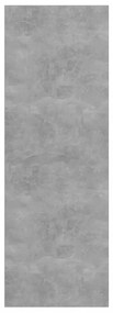 betonszürke szerelt fa falra szerelhető TV-szekrény 37x37x107cm