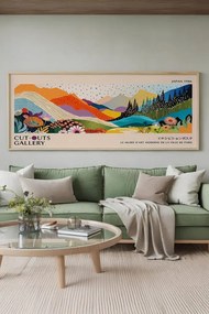 Artsmdfyty2-50120 keretezett MDF falikép, 50 x 120 cm