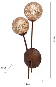Paul Neuhaus 9032-48 - GRETA fali lámpa 2xG9/40W/230V