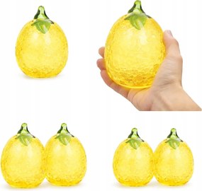 LED-es éjszakai dekorációs hangulatlámpa üveg citrom elemes