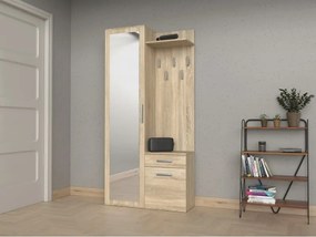 Duo előszobafal, sonoma