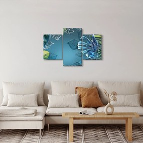 Kép - Trópusi növények levelei (90x60 cm)