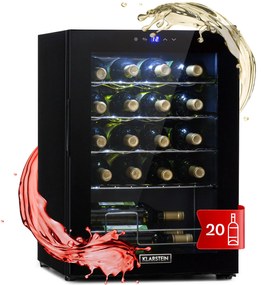Shiraz 20 Uno, borhűtő, 53 liter, 20 palack, 5-18°C, érintőképernyős vezérlőpanel