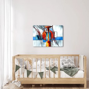 Egy ősi ember képének festménye (70x50 cm)