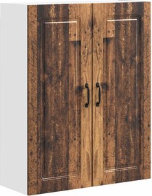 vidaXL Konyhaszekrény Kalmar Öreg fa 80 x 31 x 100 cm Faanyag