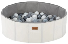 Asir Gyermek szárazmedence labdákkal á. 80 cm fehér/szürke AS1437