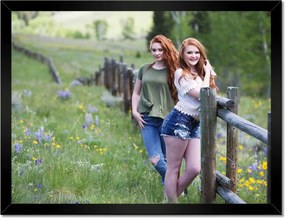 Poszterek keretben 40x30 Vörös hajadonok a kifutón