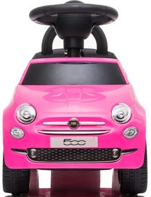 Push autó Fiat 500 2xAA rózsaszín