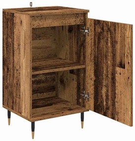 Széf 2 pcs Öreg fa 40 x 35 x 70 cm Műszaki fa és vas