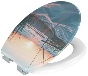 WC-ülőke automatikus záródással 37,5 x 45 cm Sunset – Allstar