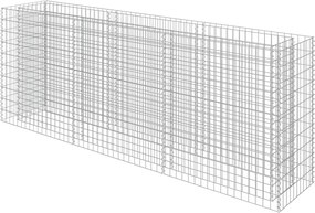 vidaXL horganyzott acél gabion magaságyás 270 x 50 x 100 cm