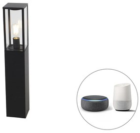 Okos kültéri állólámpa fekete 80 cm, beleértve a Wifi ST64 - Charlois
