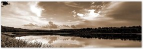 Poszterek 200x66 Sephia Tájkép Tó