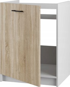 Sonoma Alsó Tölgy Álló Konyhaszekrény Mosogató Szett 60 CM