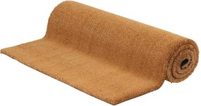 vidaXL természetes színű rojtos kókuszrost lábtörlő 100 x 200 cm