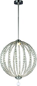 Feiss glamour kristály LED függeszték oberlin nikkel elsfe-oberlin-p-m