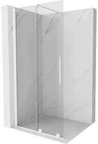 Mexen Velar, bejáró tolóajtó 70x200 cm, 8mm átlátszó üveg, fehér, 871-070-000-03-20