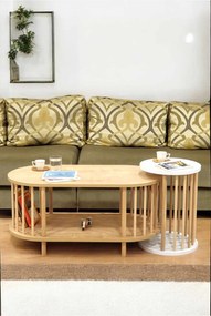 Peka111-125 - Sapphire Oak, White