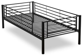 Emeletes Fém Ágykeret Fekete Színben. 90x200 cm RODEZ