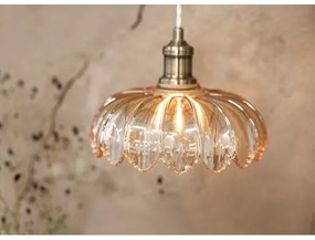 Markslöjd 108858 - Csillár zsinóron KURAGE 1xE27/40W/230V réz/füstös bézs