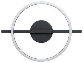 Eglo 901113 - LED Dimmelhető mennyezeti lámpa AMANDOLO LED/17W/230V fekete + + távirányító