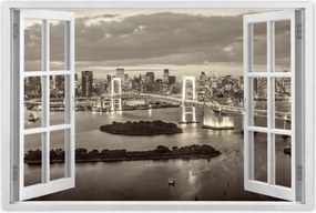 Poszterek 90x60 Szivárványhíd Tokióban