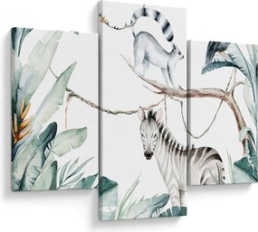 Kép - egzotikus állatok (90x60 cm)