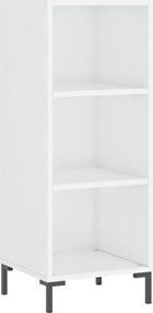 vidaXL magasfényű fehér szerelt fa tálalószekrény 34,5 x 32,5 x 90 cm