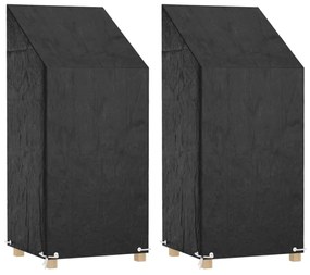 2 db polietilén kerti székhuzat 8 fűzőlyukkal 65x65x110/150 cm