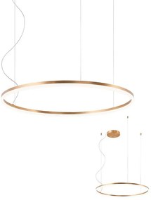 Redo 01-1713 - LED Dimmelhető csillár zsinóron ORBIT LED/55W/230V bronz
