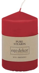 Top piros gyertya, égési idő 25 óra - Rustic candles by Ego dekor