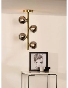 Lucide 45174/04/02 - Felületre szerelhető csillár TYCHO 4xG9/28W/230V arany