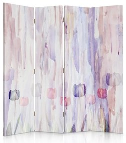 Gario Paraván Festett virágok pasztell színben Méret: 145 x 170 cm, Kivitelezés: Klasszikus paraván