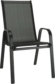 ALDERA fém szék, sötétszürke