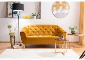 Delia ll 60cm Dohányzóasztal Márvány - Arany