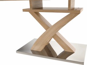 Étkezőasztal, tölgy, 160-200x90 cm, BONET NEW TIP 2