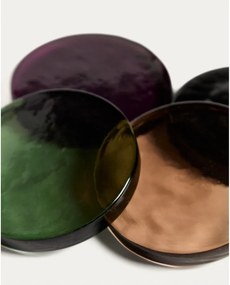 Sötétbarna üveg poháralátét Obila – Kave Home