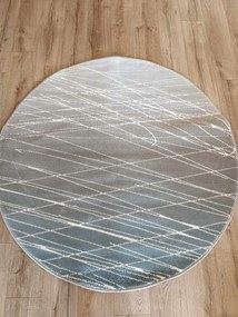 Modern szőnyeg puha szőrrel kerek 160cm