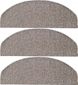 Lépcsőszőnyeg Szett Bézs Színű Lépcsővédő Szőnyegek Lépcsőfok Takarók Csúszásgátlós