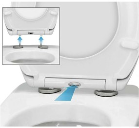 SmileHOME by Pepita duroplaszt WC ülőke gyorscsatlakozóval - Fa - barna