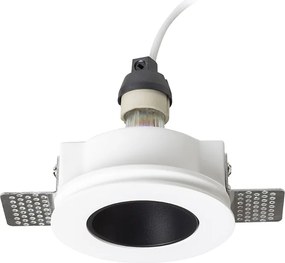 RENDL DAYTONA rögzített lámpa gipsz/fekete 230V LED GU10 8W