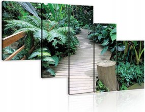 Vászonkép 170x100 Trópusok dzsungel egzotikus zöld növényzet természet nyugalom
