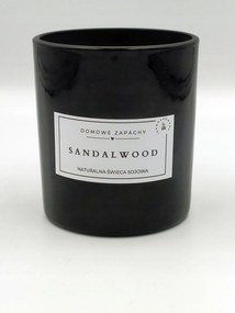Szójagyertya Illatos Szantálfa 300 ml Természetes Kézzel Készített
