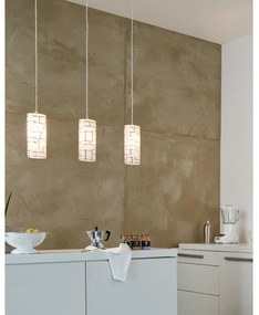 Eglo 92563 - Csillár zsinóron BAYMAN 3xE27/60W/230V