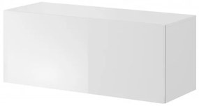 TV asztal/szekrény Viktor 01 (fehér + fényes fehér). 1048387