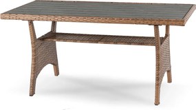 COMODO kerti bútor szett barna/szürke