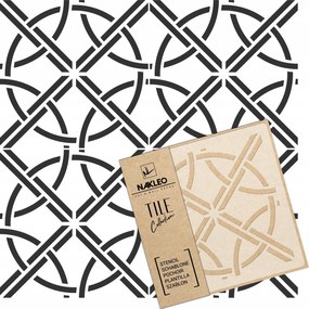 Festősablon Csempe Csempék Többször felhasználható 15x15cm Geometrikus Tarragona