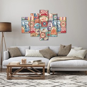 Egy utazó képe (150x105 cm)